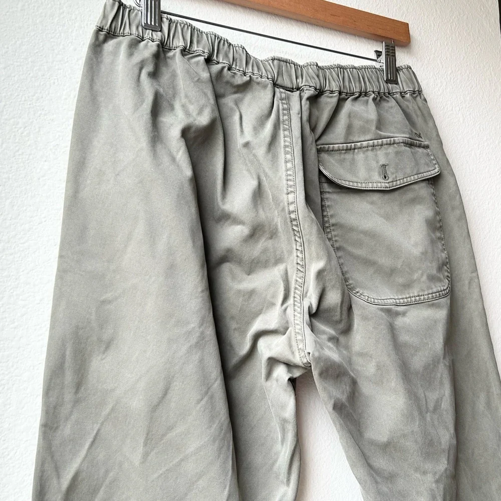 Outerknown Green Organic Cotton Pull On Pants Sz M